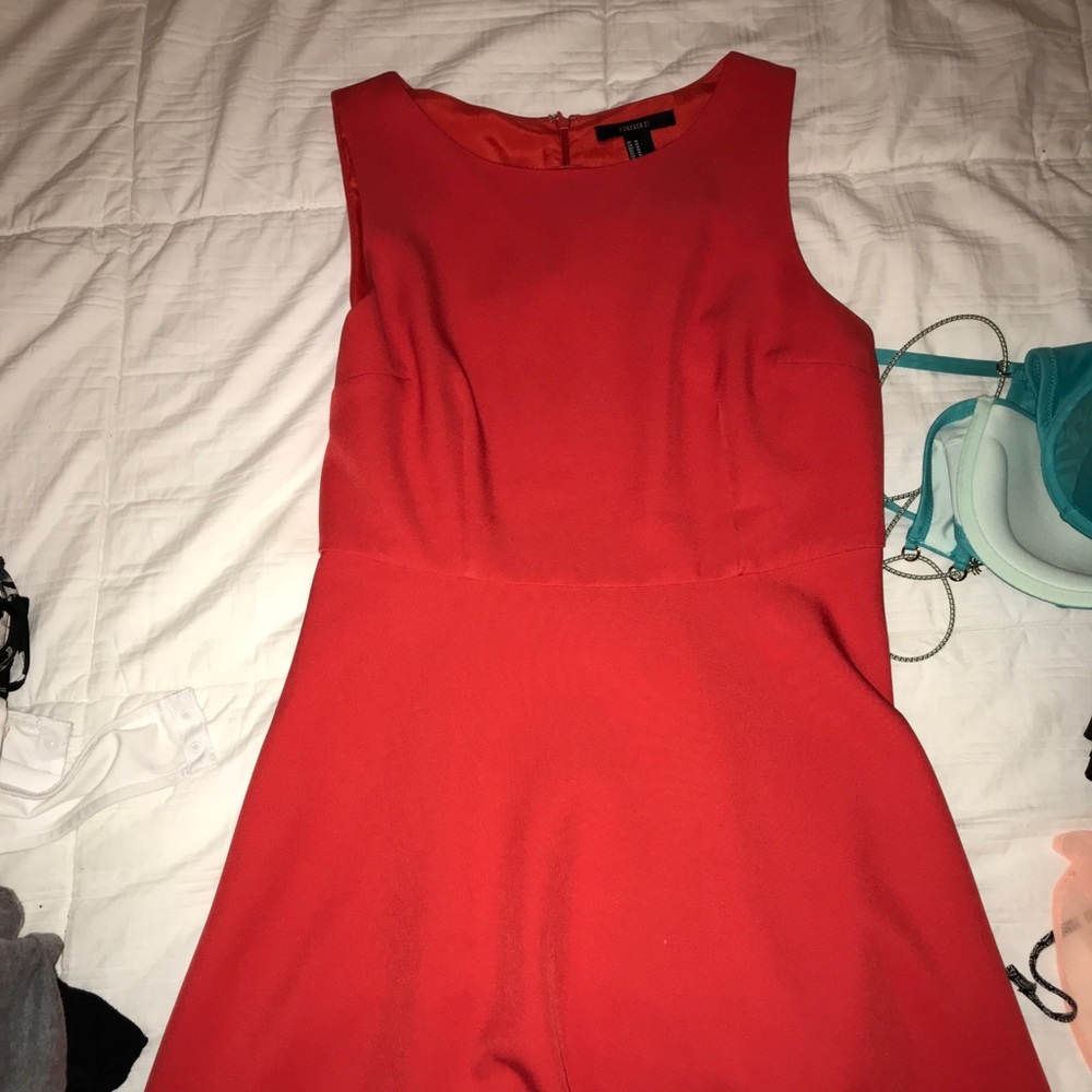 Fancy red dress from forever 21